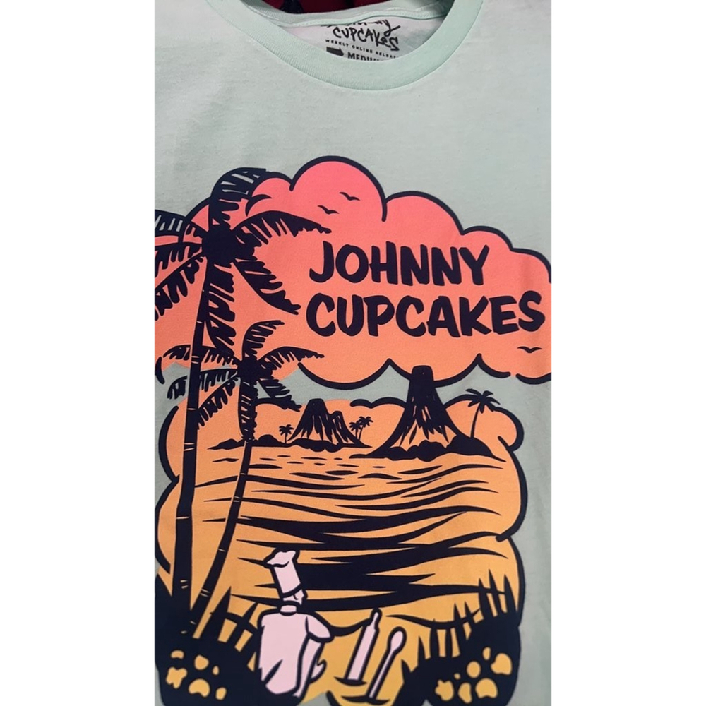 Johnny Cupcakes 'Whisk You Were Here' Graphic T-Shirt - Picture 2 of 3